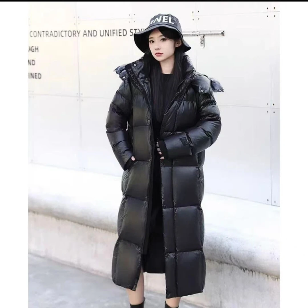 长款黑珍珠羽绒服