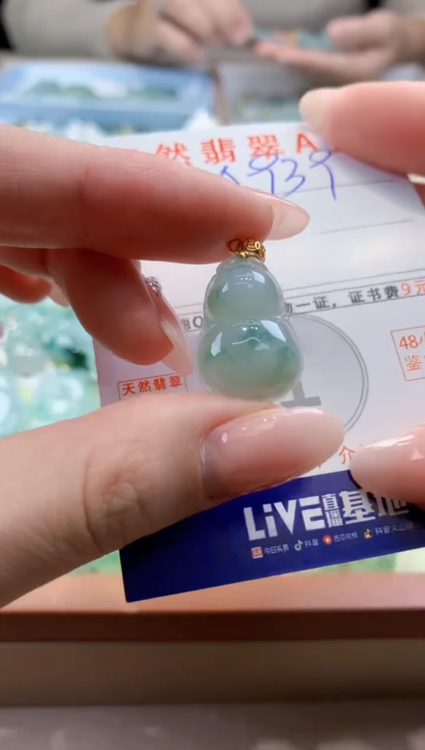 颈饰未镶嵌翡翠 天然缅甸a货翡翠