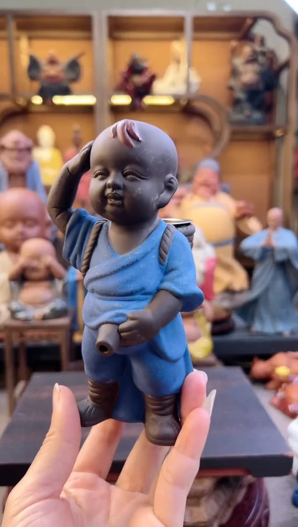 紫砂茶宠器闵茶宠摆件