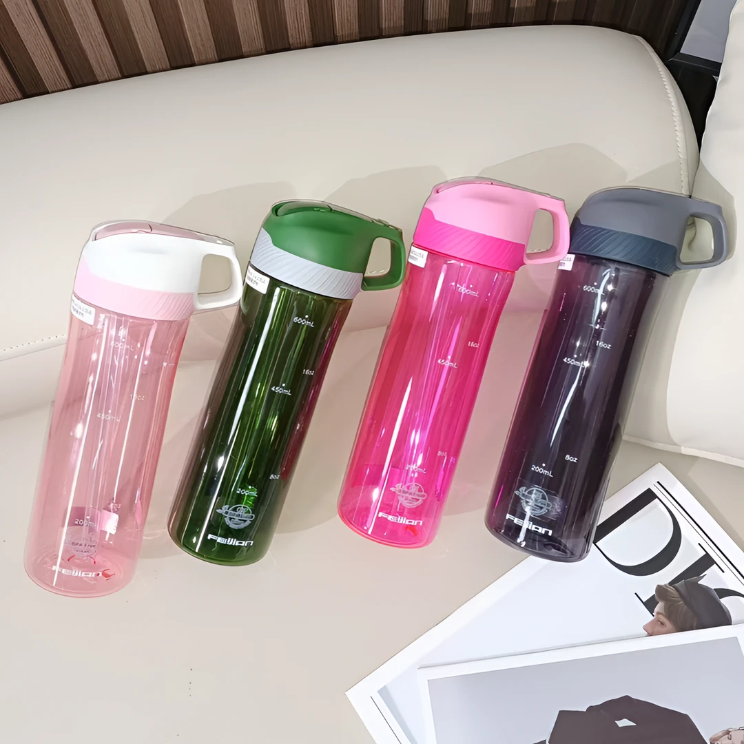 700ML施密特佳格定制户外Tritan防漏便携带吸管水杯070（有清洁刷）