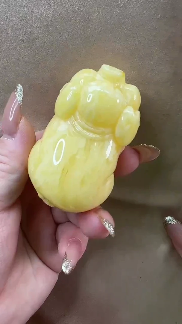 琥珀颈饰未镶嵌吊坠