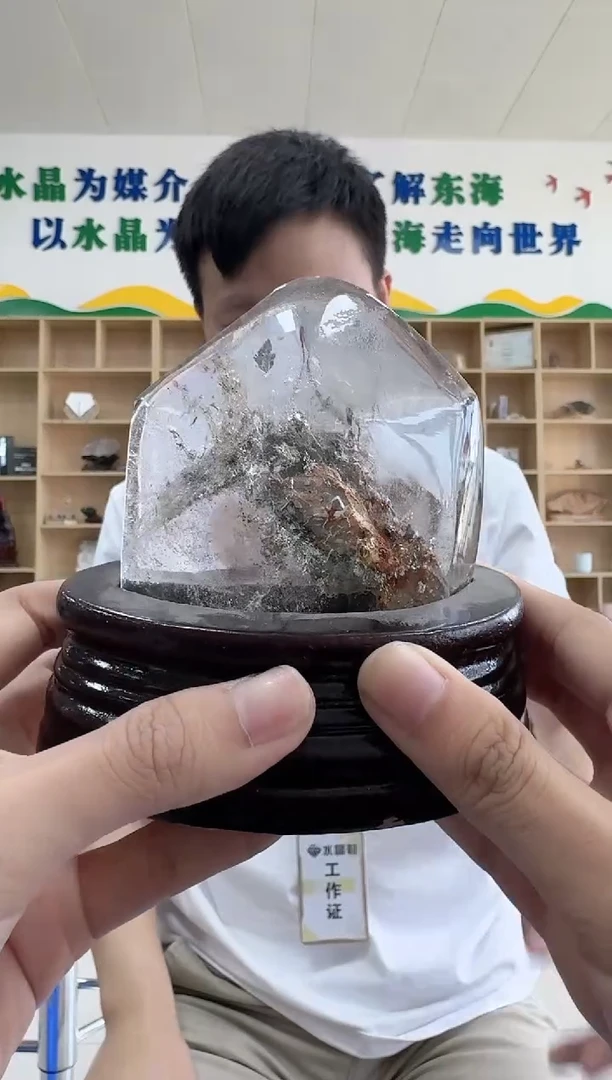 摆件未镶嵌水晶W4157
