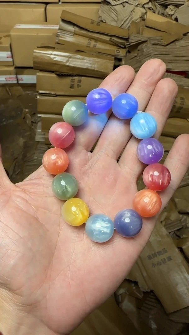 手串七彩海云母QL47