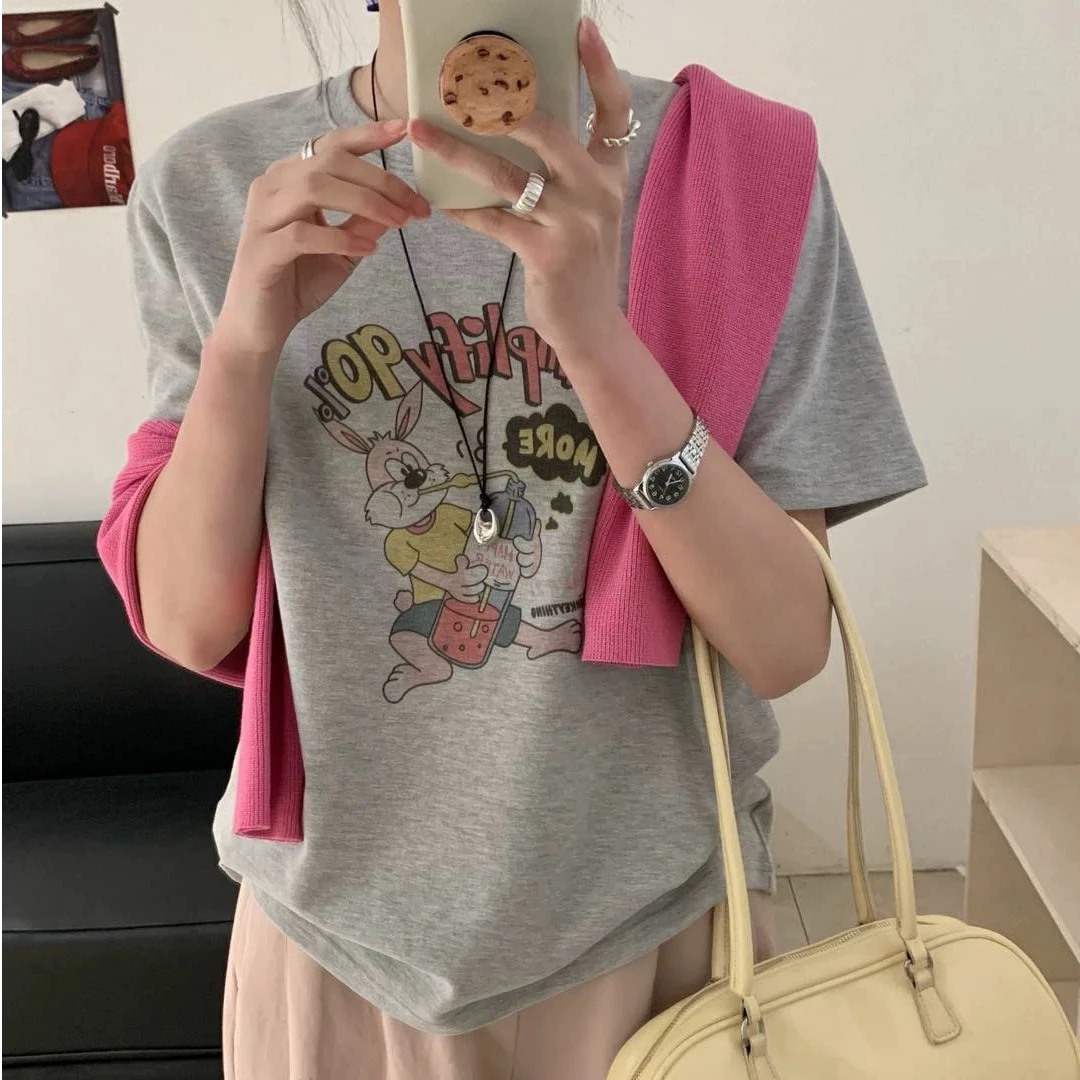 ARRLMORRE品牌【哈比兔】双面棉柔软质感好短袖T