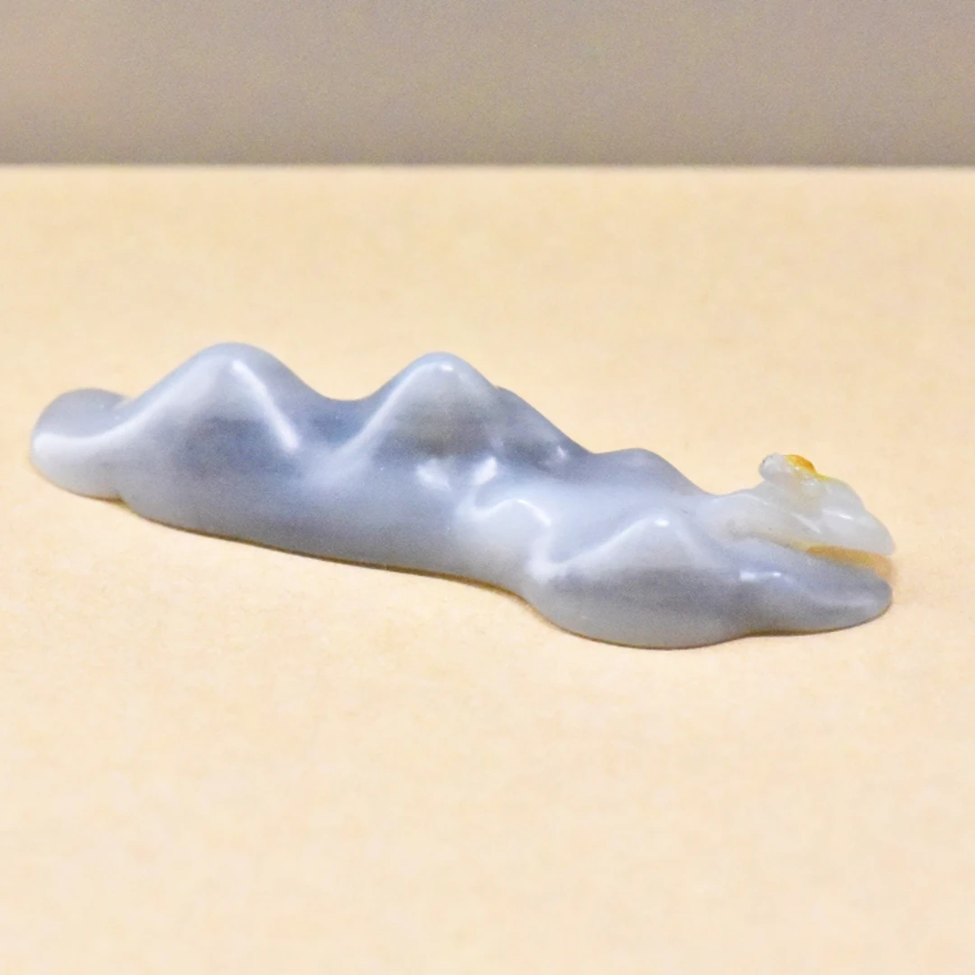 【苏州悠然玉雕艺术工作室】新疆和田玉见山笔架