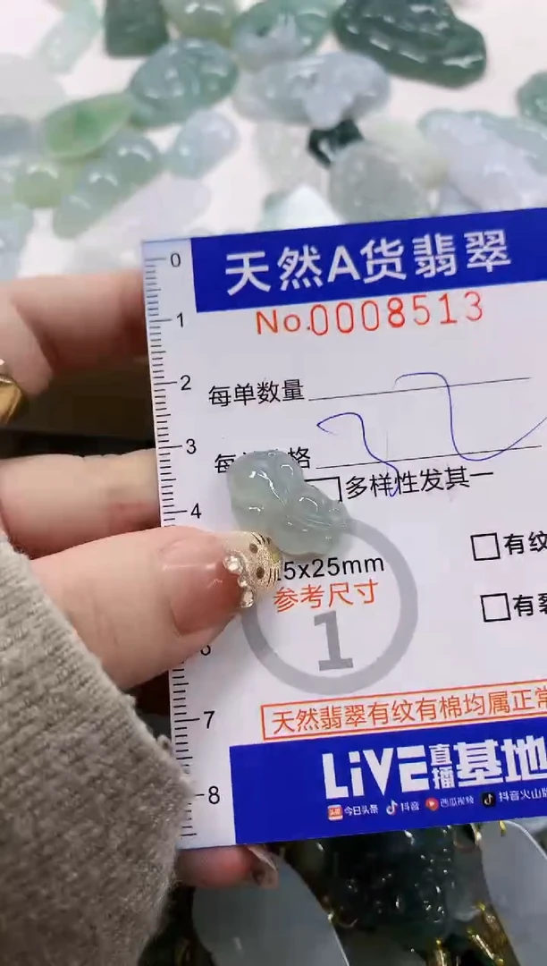 颈饰未镶嵌翡翠天然A货翡翠