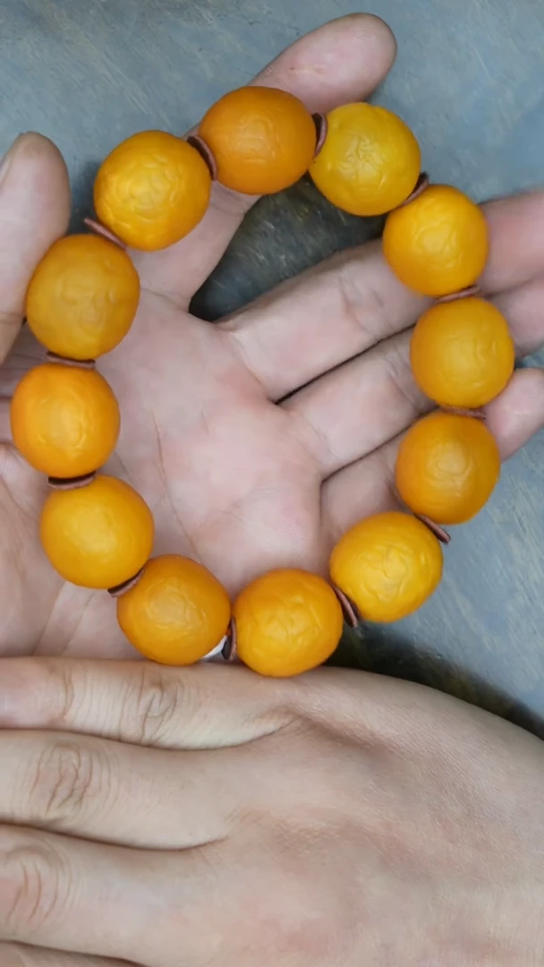 【闪购商品】琥珀裸石未镶嵌老蜡海漂手串多样性发其一