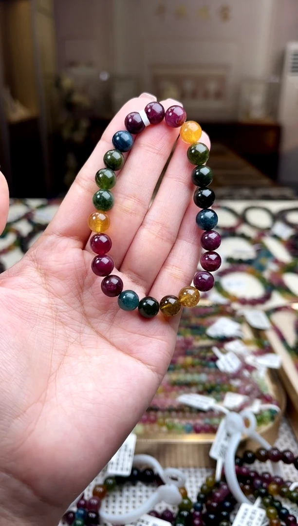 【闪购商品】碧玺/未镶嵌8mm+碧玺单圈多样性发货