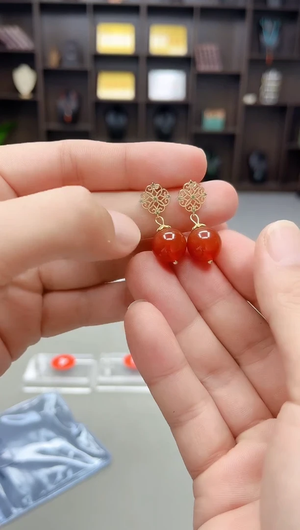 未镶嵌耳饰玛瑙/玉髓710000