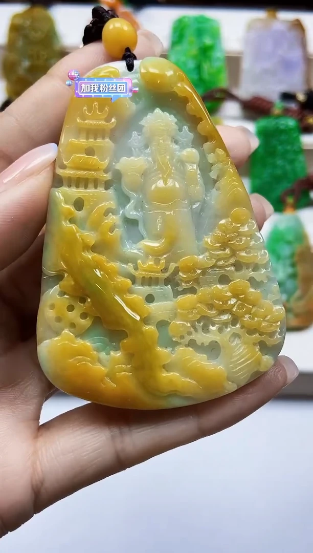 颈饰未镶嵌翡翠翡翠A货