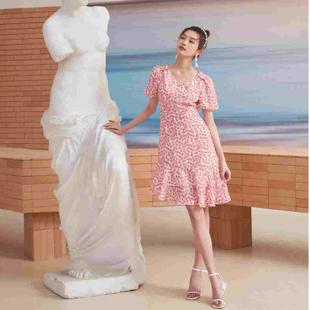 DILI夏装2025新品 短袖连衣裙 323224270