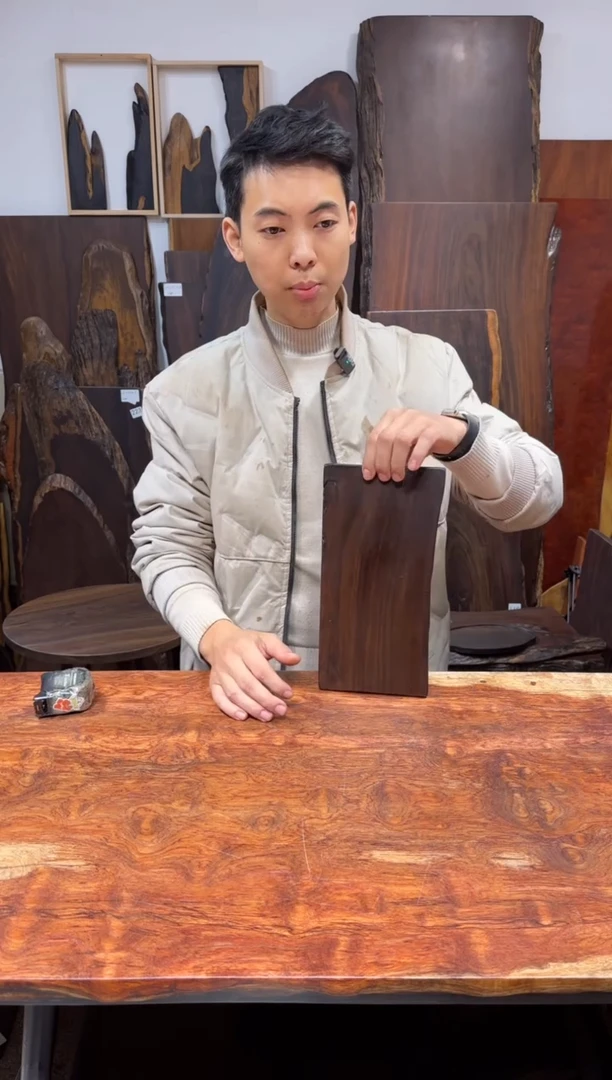 风车木（黑檀木）尺寸28*14*2.编号441
