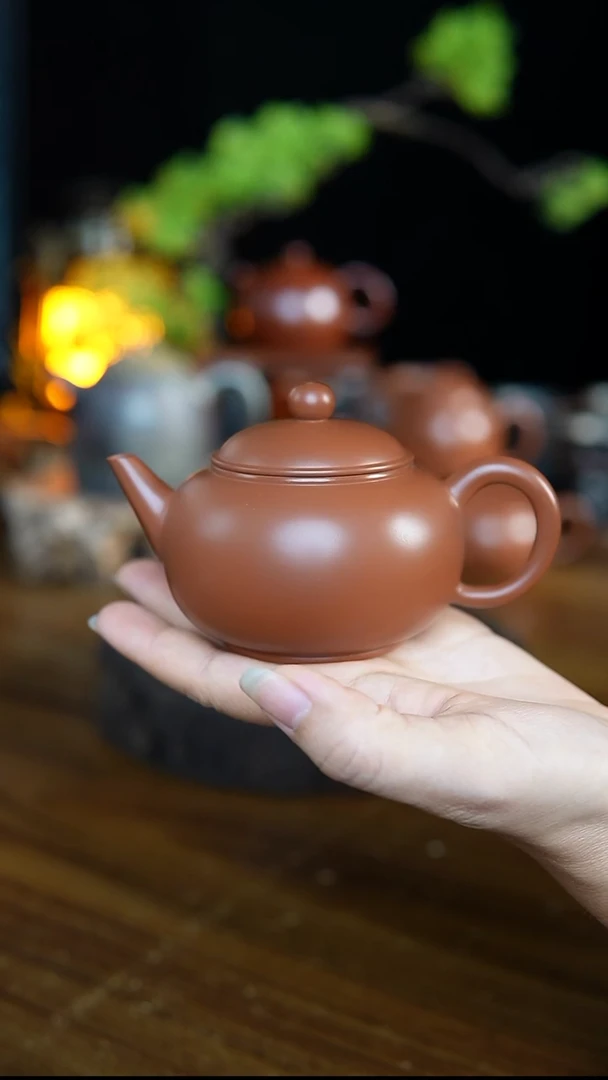 蛟龙坭兴陶手工茶壶