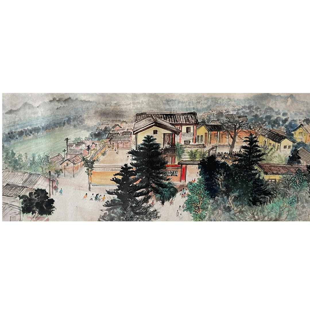 LOT.627 《山水》31*69cm 纸本设色镜片