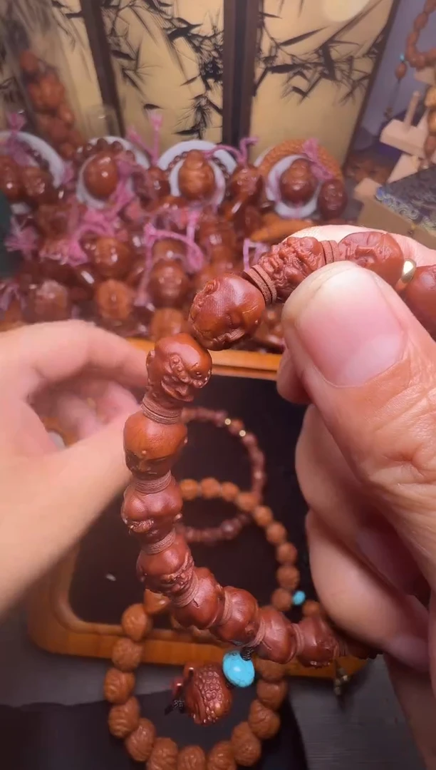 手串橄榄核桃核十八罗汉