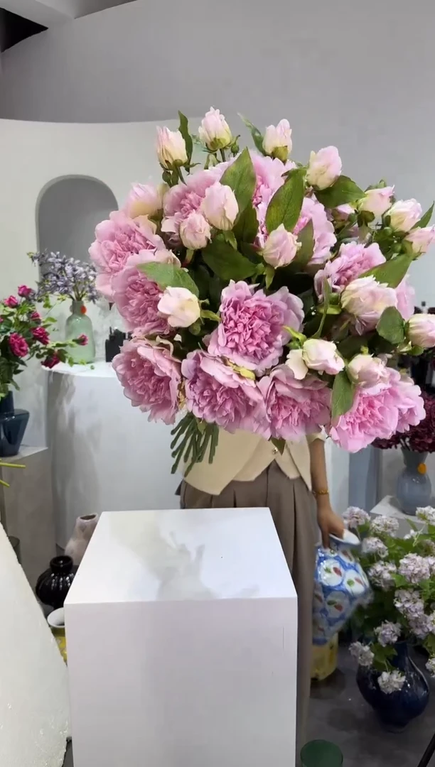 【闪购商品】藤10支粉色牡丹