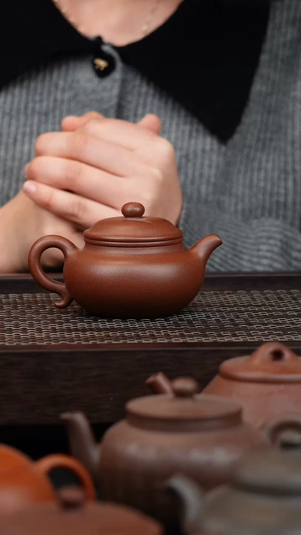 【闪购商品】紫砂茶壶微瑕老紫泥仿古130cc