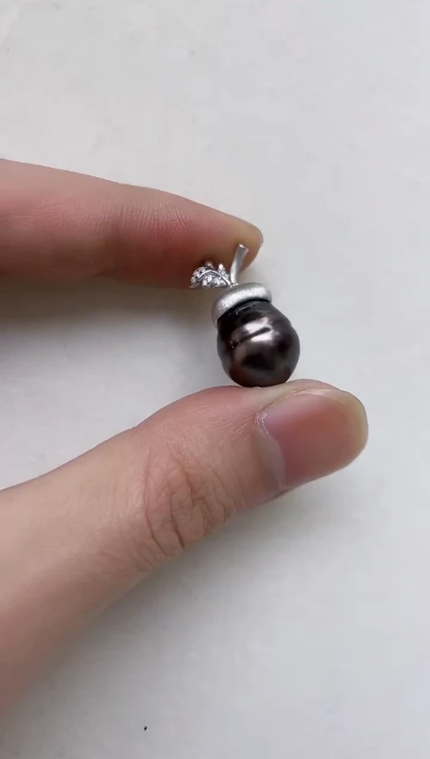 银S925镶嵌颈饰海水珍珠