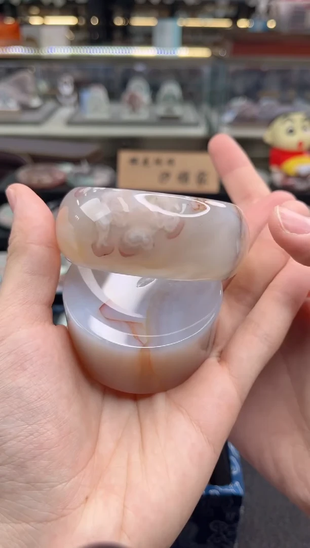 石英质玉手镯未镶嵌61圈口 （赠品镯心）365655