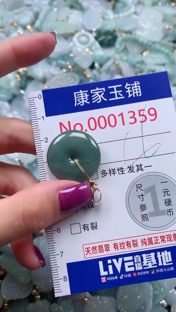 颈饰未镶嵌翡翠1359