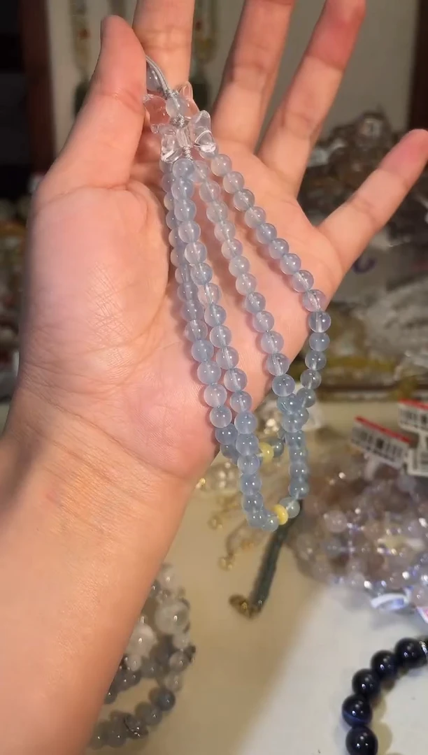 未镶嵌手绳海蓝宝石g869多样性发货一件