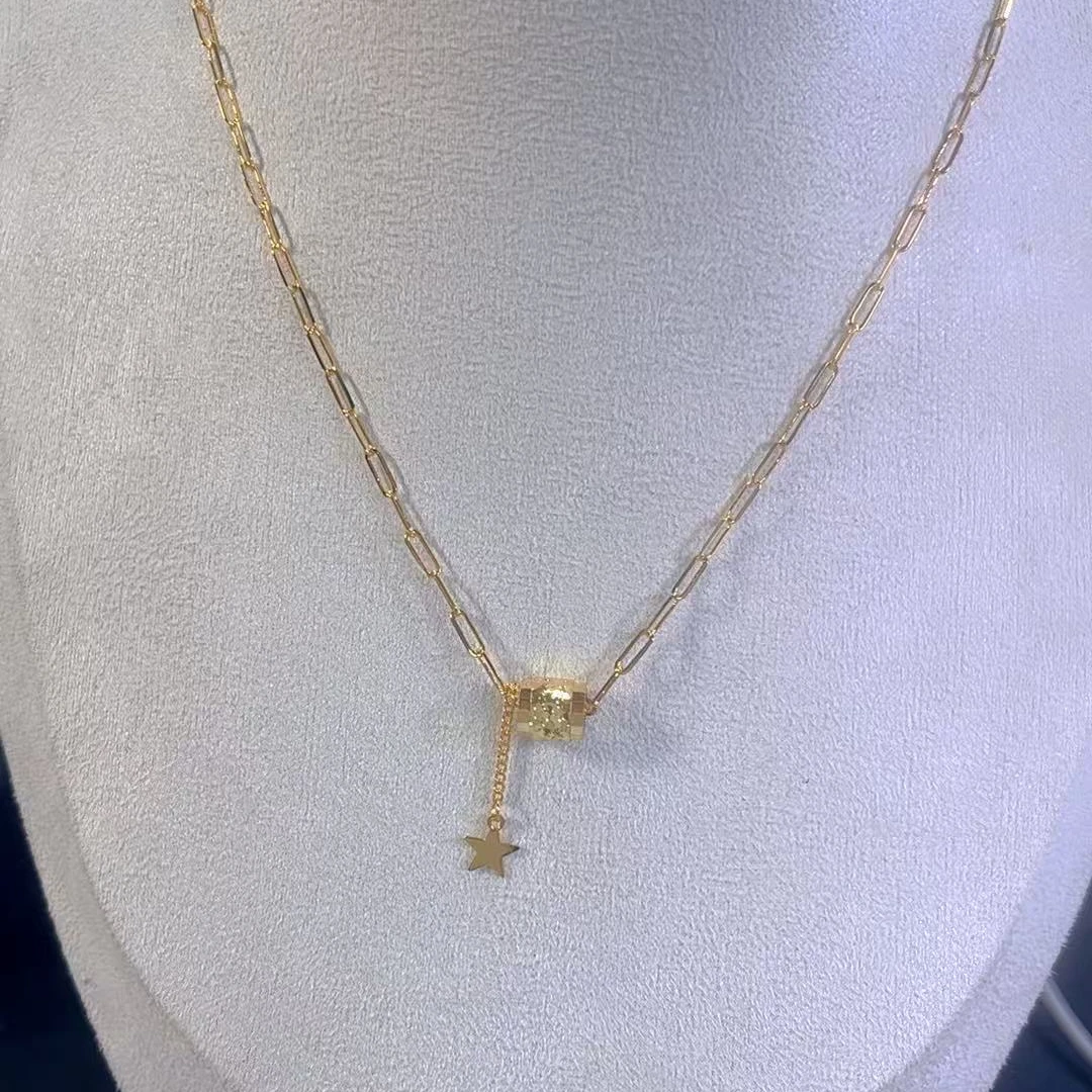 合金项链 小蛮腰星星项链