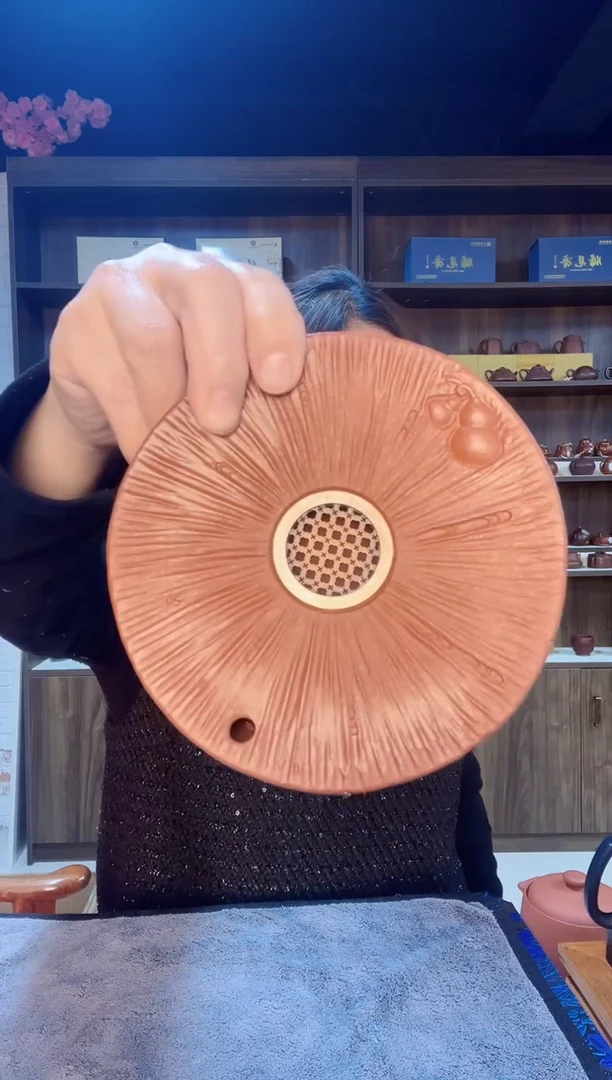 【闪购商品】紫砂紫砂壶承 直径13cm