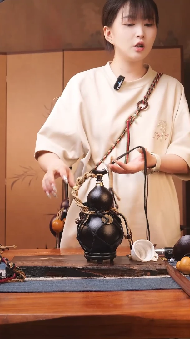 596号精品大漆葫芦防腐防渗装水茶酒