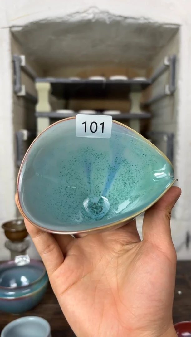 【闪购商品】摆件钧瓷窑变精品茶器