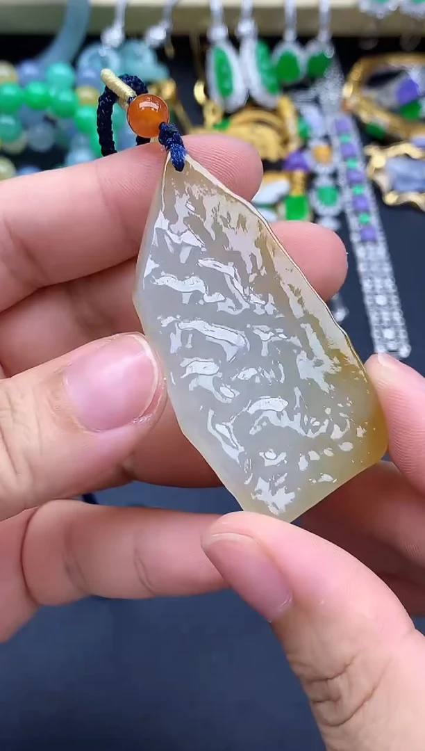 颈饰未镶嵌翡翠122-春日珠宝