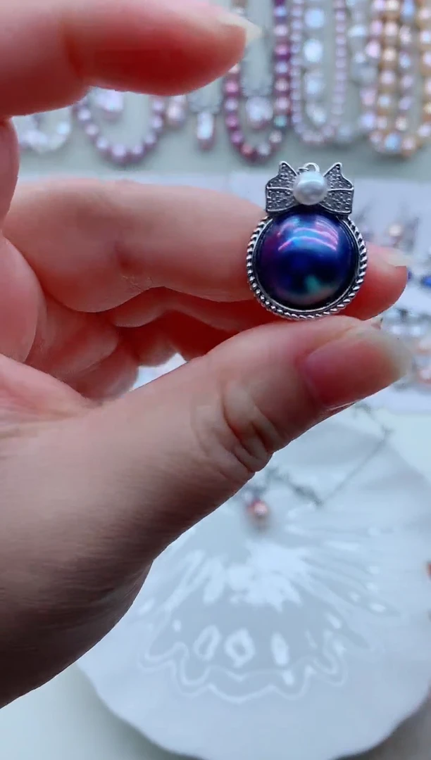 淡水珍珠未镶嵌吊坠(不含链)淡水珍珠吊坠多样性发其一