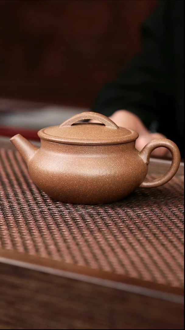 茶壶紫砂青降坡静心汉瓦