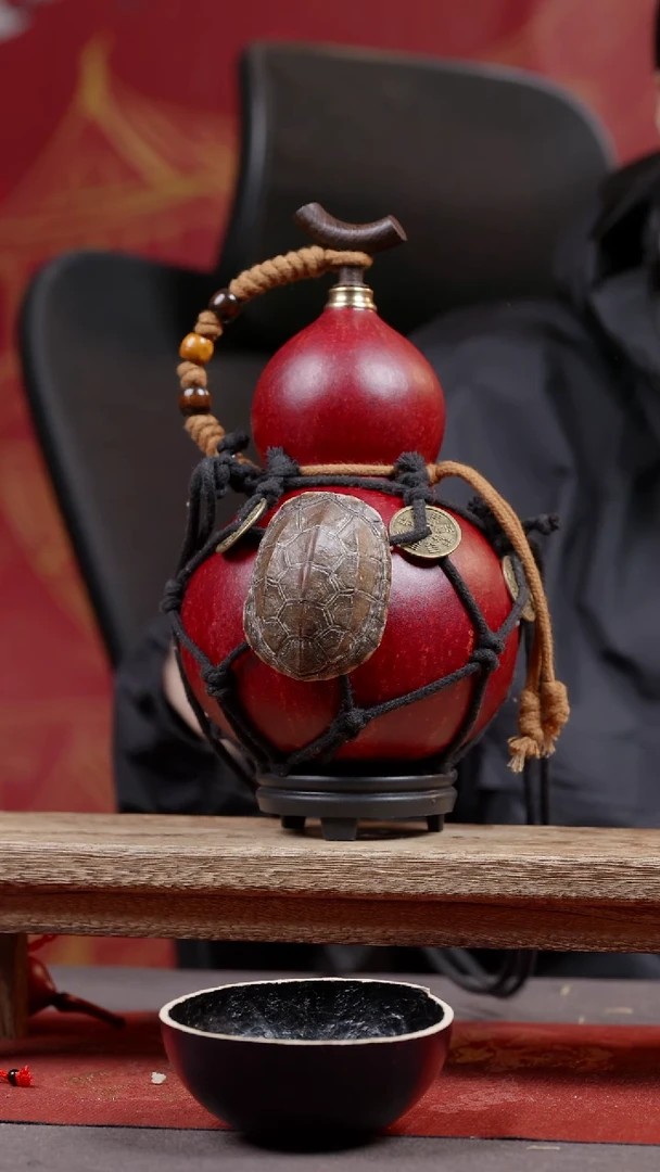 909号大漆精品葫芦一物一拍700ml