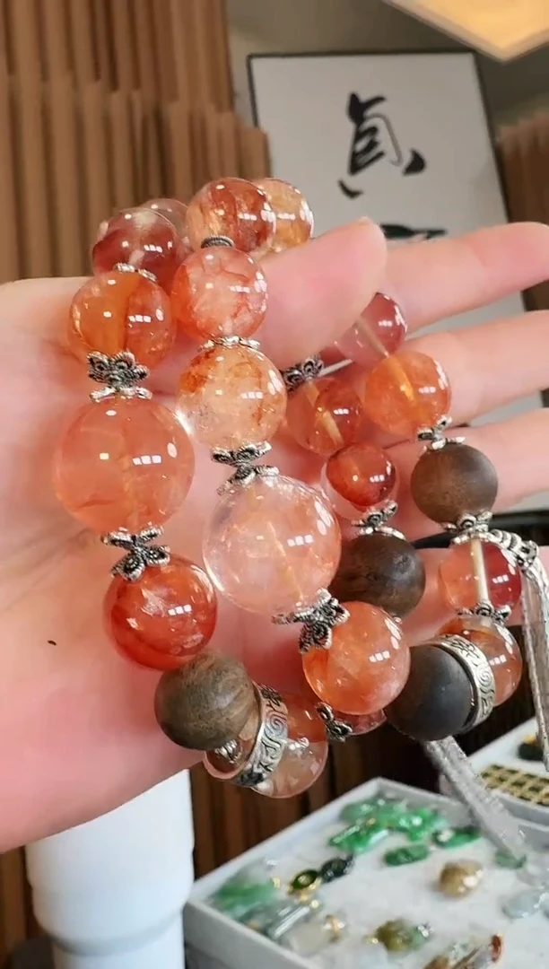 水晶手串银S925镶嵌手串 多样性发货 发一条