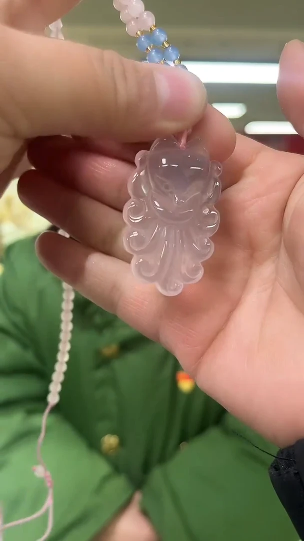 【闪购商品】芙蓉石吊坠(赠链)未镶嵌天然多样性发一