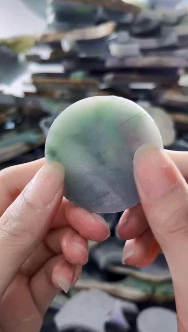 裸石翡翠缅甸翡翠A货陈5291