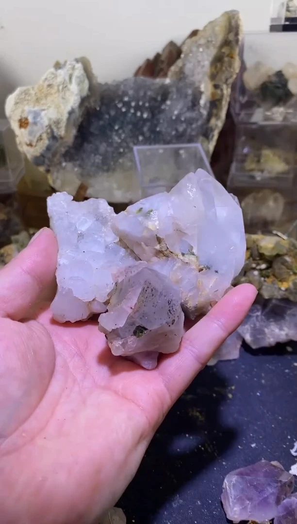 未镶嵌珠宝半成品水晶22号4颗