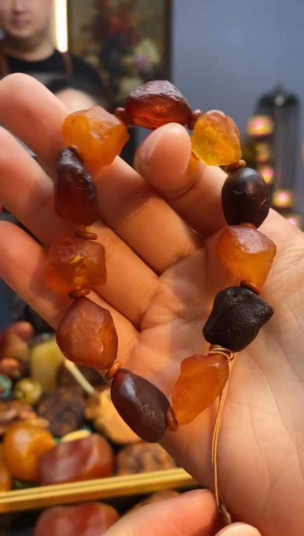 手链琥珀未镶嵌手串