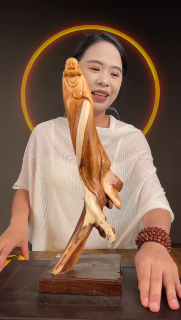 柏木（崖柏）手工摆件,先抢先得! 编号:99
