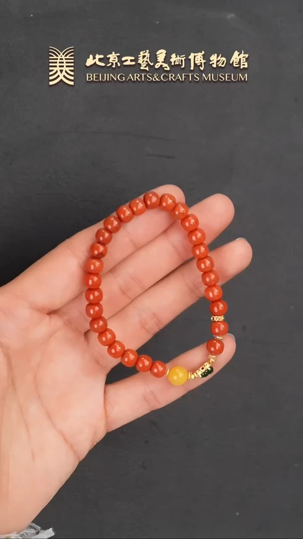 【闪购商品】南红玛瑙手串银S925镶嵌B0115GMD019（多样性发货）手串