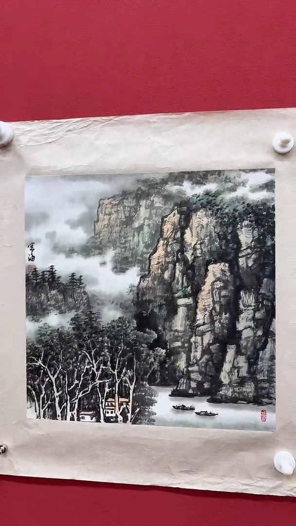 国画常海-国画山水1平尺A0305