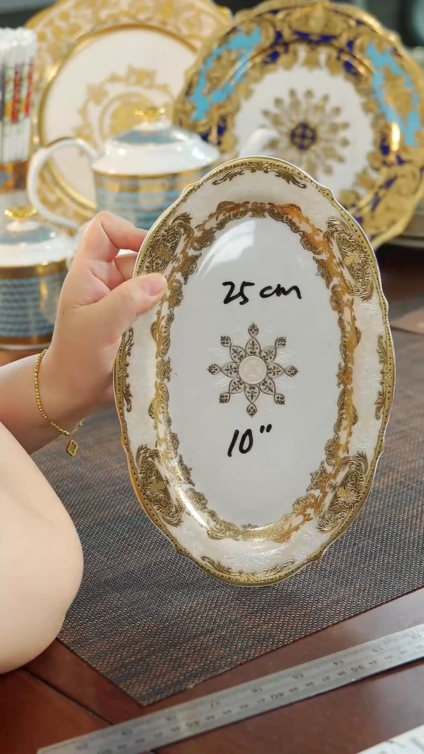 瓷片10英寸鱼盘  福利价