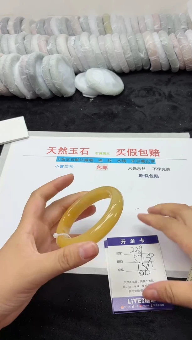 未镶嵌手镯石英质玉229