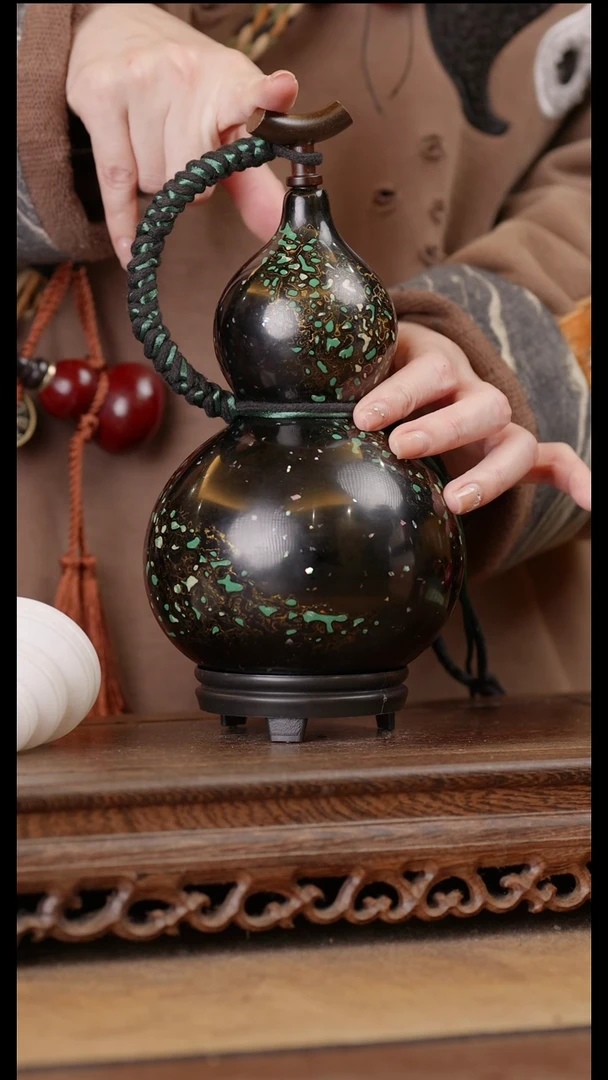 47号精品天然大漆酒葫芦一物一拍~