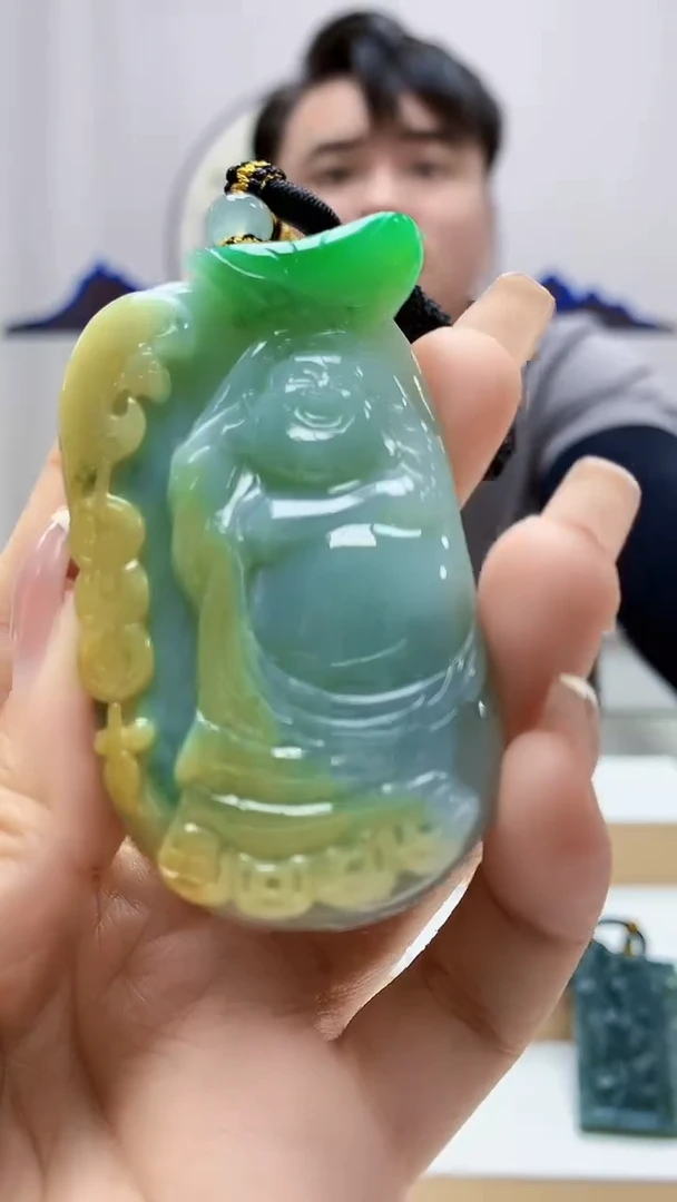 未镶嵌定制翡翠5060ty-毛货挂件36