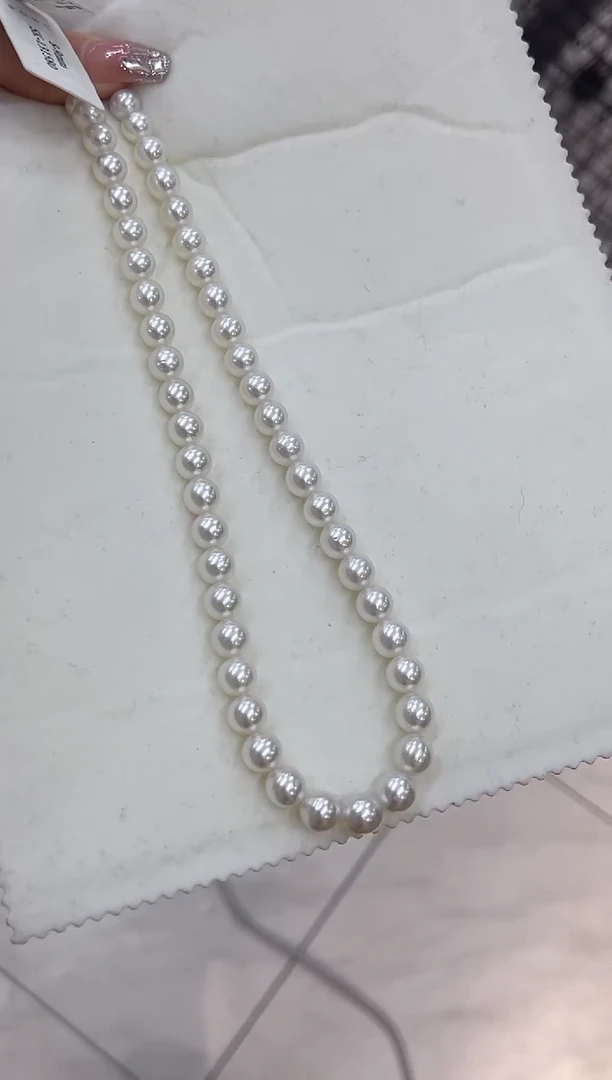 【闪购商品】海水珍珠项链未镶嵌澳白凤凰带大证满珠链zzxm