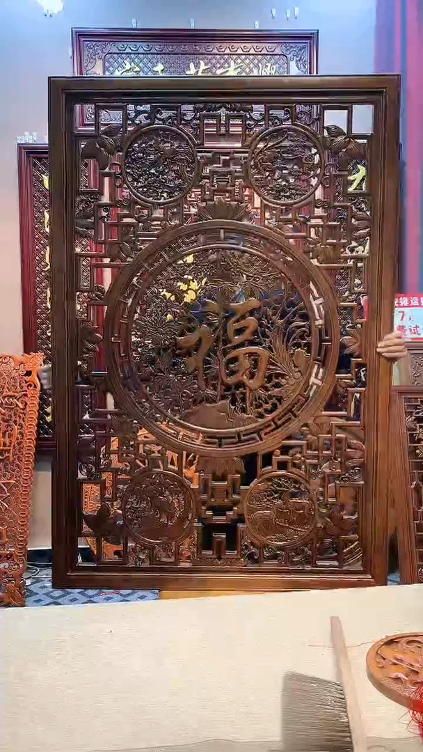 香樟木木雕款1.5/1米 四季福