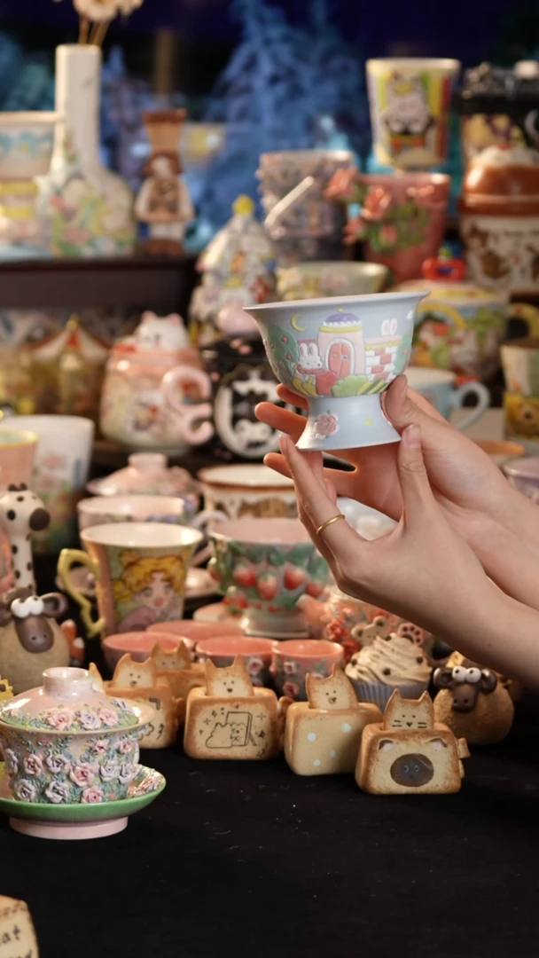 其他陶景德镇釉下彩手绘设计师款陶瓷