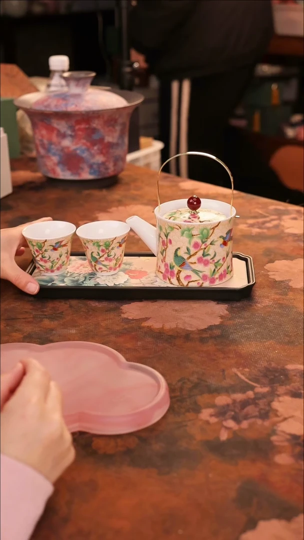【闪购商品】陶瓷茶具（无礼盒无茶盘）@@A12107