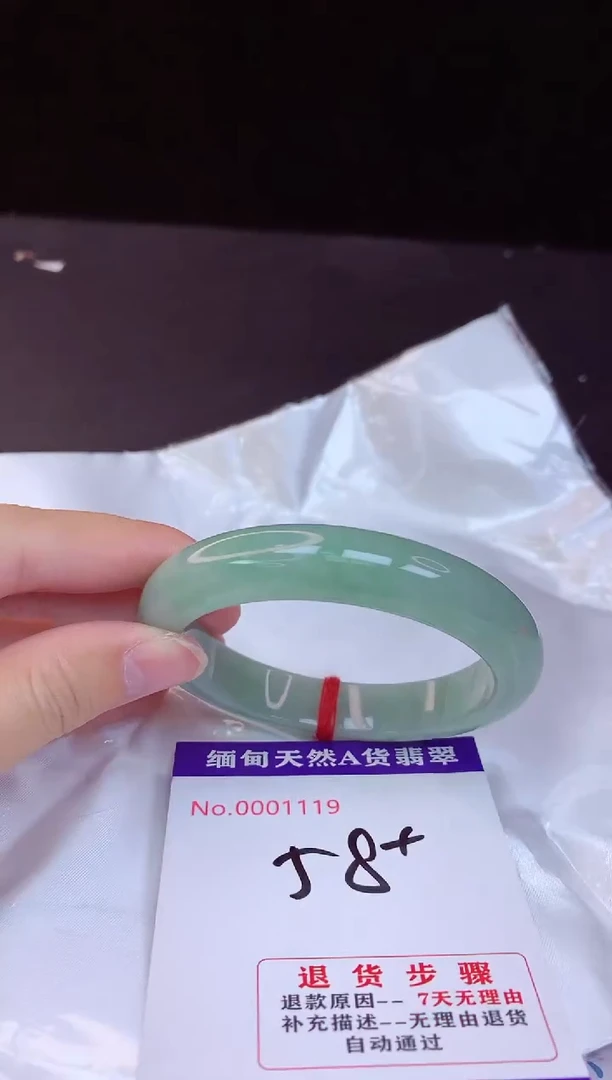 【闪购商品】翡翠手镯未镶嵌58+             